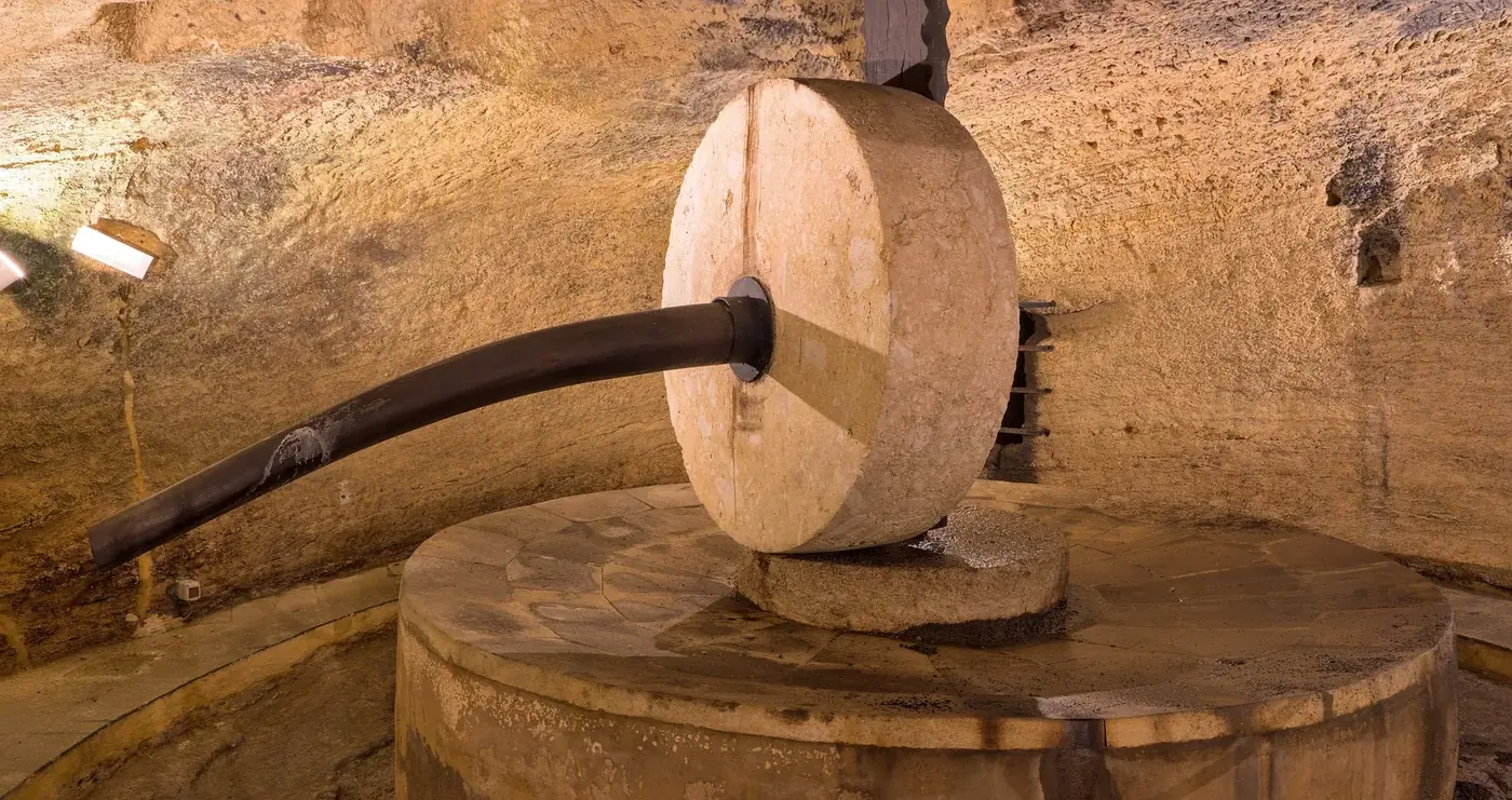 Underground olive oil mill (frantoio ipogeo) in Salento