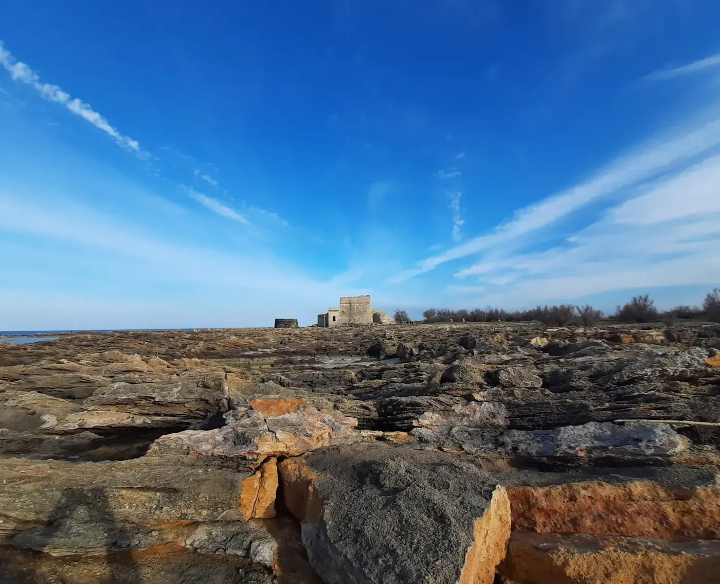 Torre Penna watchtower at Punta Penne near Brindisi
